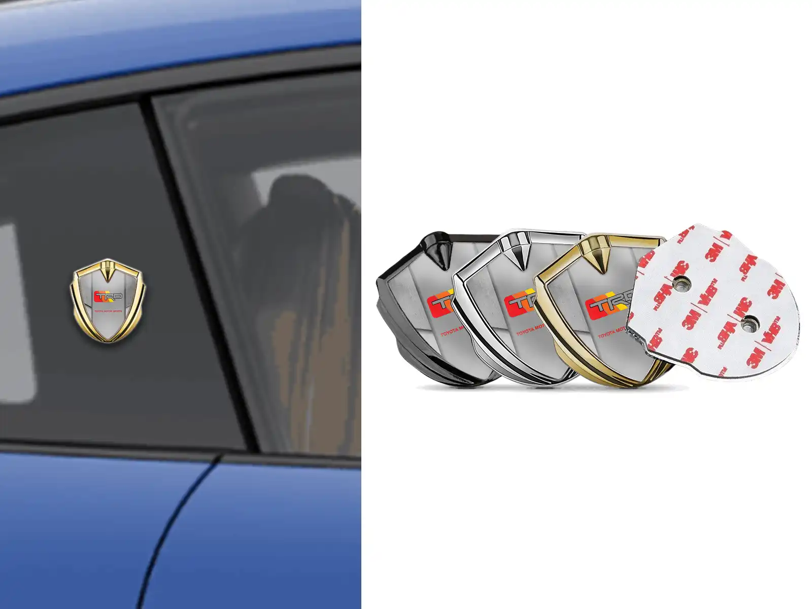 Toyota Custom Car Badge Sports Design High-Quality